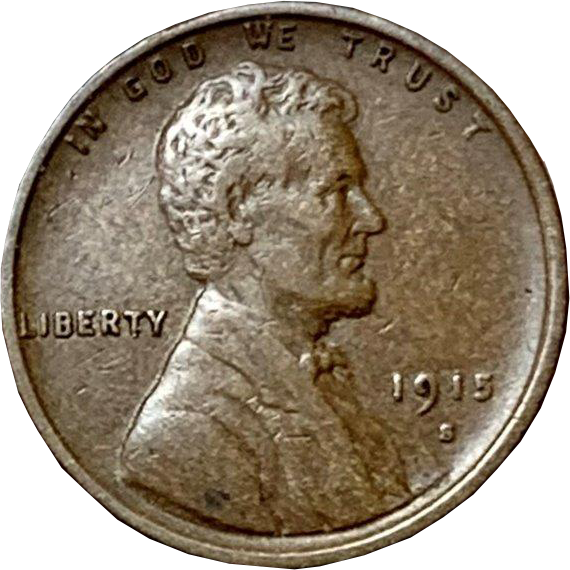 Lincoln Cent (Wheat Reverse) 